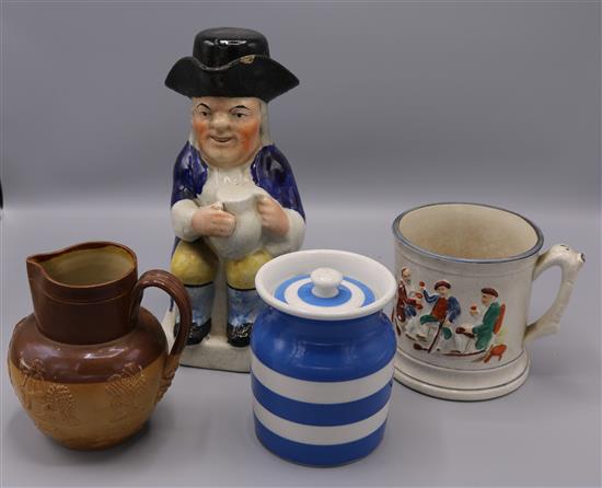 Toby jug etc